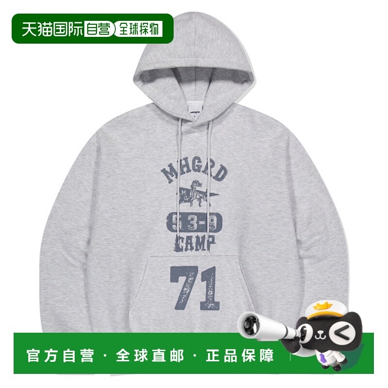 韩国直邮MAHAGRID 男士连帽衫MG2EFMM409ALG SKETCH COLLEGE HOOD
