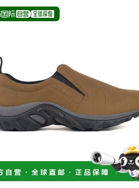 香港直邮Merrell 男士 Jungle Moc 棕色磨砂皮套脚皮鞋 J60831鞋