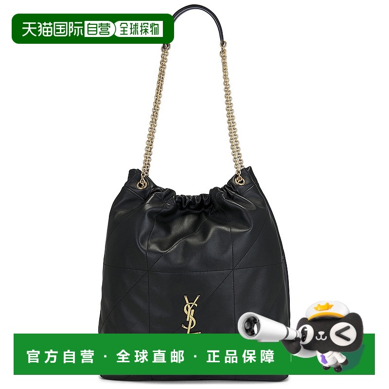1h可退 香港直邮潮奢 Saint Laurent 圣罗兰 女士 大号徽标单肩包