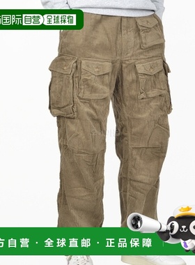 韩国直邮engineered garments休闲裤男款系带拉链纯色口袋军绿色