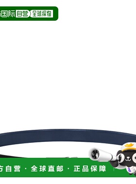 欧洲直邮LONGCHAM珑骧男士Delta Box百搭针扣皮带腰带情人节礼物