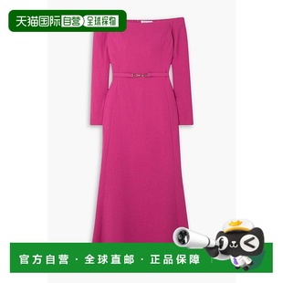 露肩束带羊毛绉连衣裙 香港直邮Gabriela Carole 女士 323 Hearst