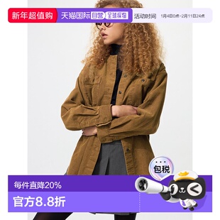 日本直邮Uniqlo 无 牛仔布长袖衬衫夹克 480318优衣库