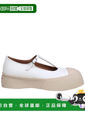 香港直邮Marni 圆头搭扣玛丽珍鞋 SNZW019103P2722厚底