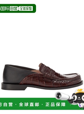 香港直邮LOEWE 男士商务正装鞋 MLSC290X012999 SS2026 深棕色