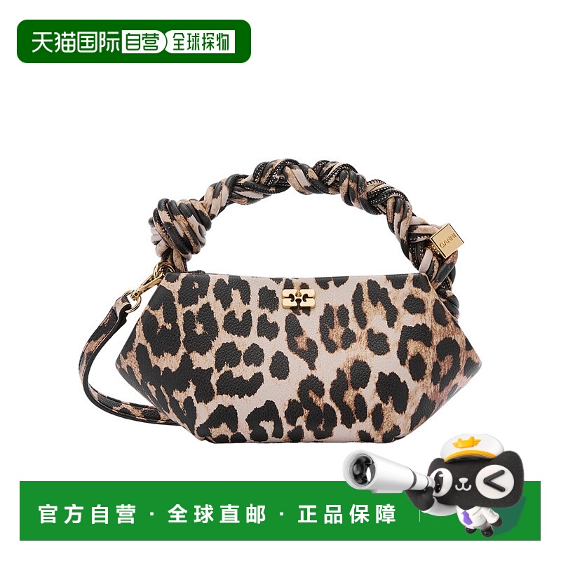 1h可退 香港直邮GANNI 女士单肩包 B2100063859 AW2025 花色 豹纹