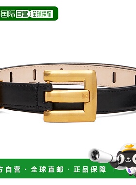 1h可退 香港直邮Balmain 巴尔曼 女士 黑色 Anthem Calfskin Leat