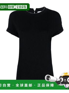 香港直邮Brunello Cucinelli 卷边衣袖T恤 M0T18BD200