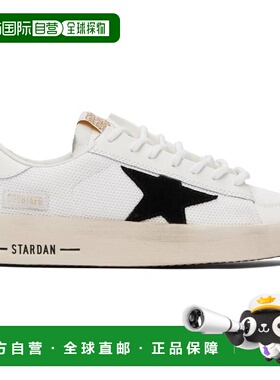 1h可退 香港直邮潮奢 GOLDEN GOOSE 男士 白色 Stardan 运动鞋 GM