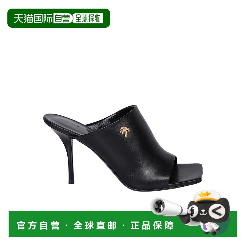 1h可退 香港直邮PALM ANGELS 女士高跟鞋 PWIH020F23LEA0011000BL