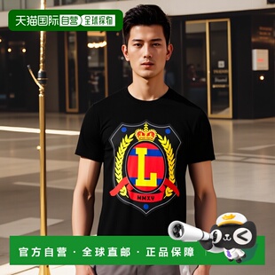 香港直邮MOSCHINO AW2024 男士 M467707M3540C74 黑色 T恤 1h可退