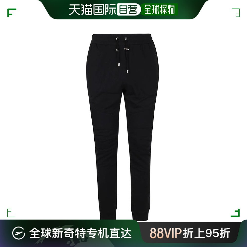 韩国直邮BALMAIN23FW运动裤卫裤男BH1OB000BB04EAB NOIR BLANC