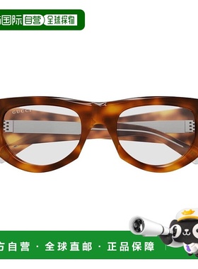 1h可退 香港直邮潮奢 Gucci 古驰 女士 Eyewear 不規則鏡框太陽眼