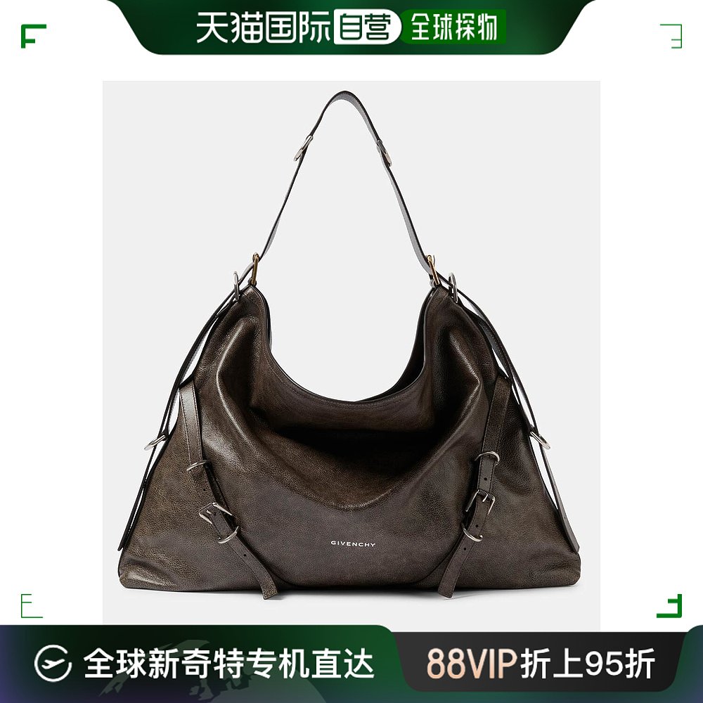 香港直邮潮奢 Givenchy纪梵希女士Voyou Large leather shoulde