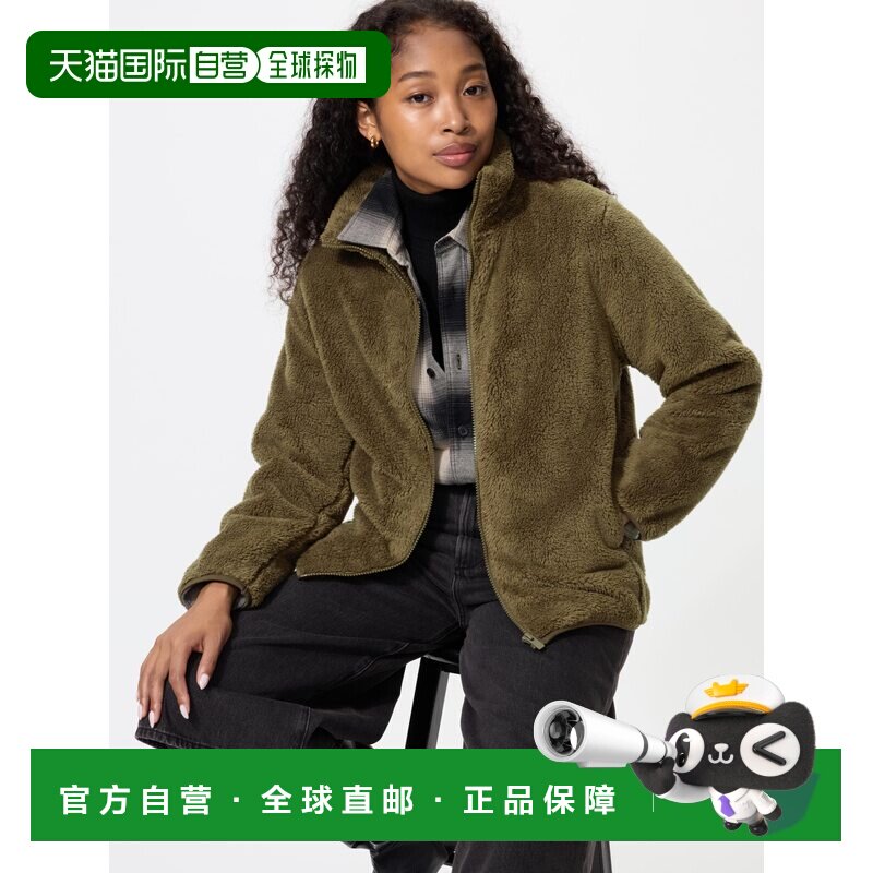 日潮跑腿UNIQLO优衣库 毛绒摇粒绒 女装 全拉链外套 487598图片