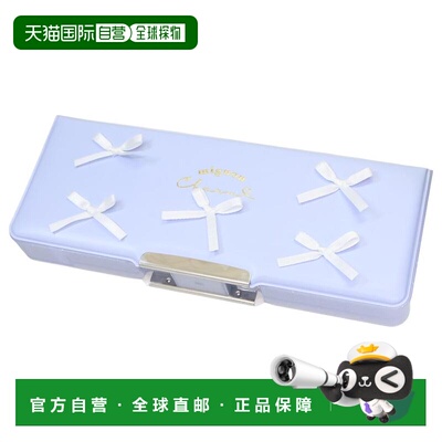 日本直邮Kamio Japan 出品的蓝色双面笔袋配有 Mignon 挂饰小巧精