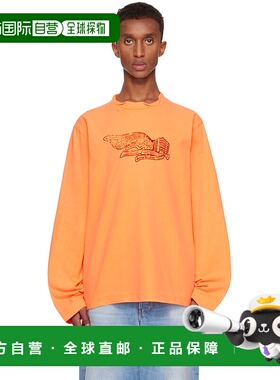 香港直邮Acne Studios 艾克妮 男士 橙色印花长袖 T 恤 BL0405