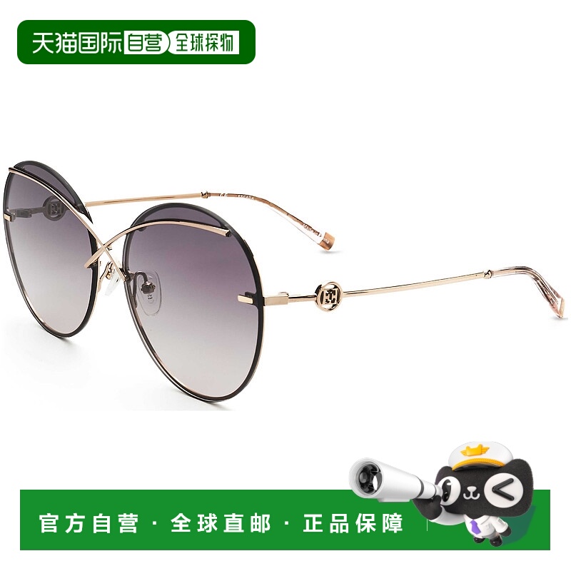 自营 Escada女式61毫米浅金色灰色太阳镜 美国奥莱直发艾斯卡达