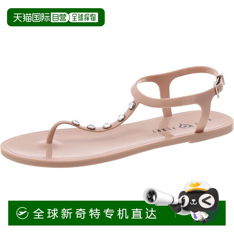 自营katy perryThe Geli Stud Womens Rhinestone Jelly Slingbac