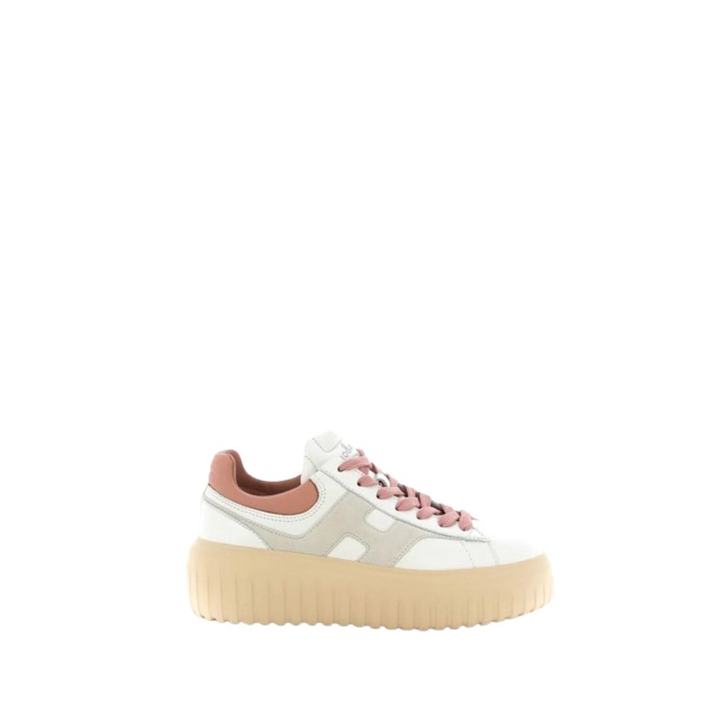 1h可退 HOGAN 女士休闲鞋 HXW6450FE9LUIT0MA7 AW2025 粉红色