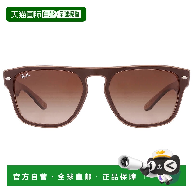 自营ray-banRay Ban Brown Gradient Square Unisex Sunglasses R
