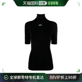 Off White 女士 OWAD137F23JER001 香港直邮潮奢 短袖 高领T恤