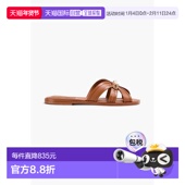 香港直邮潮奢 ZIMMERMANN 女士 1h可退 精饰皮质凉鞋 5099R24AV