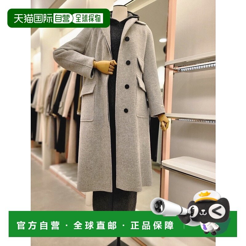 韩国直邮[ITMICHAA] 女性羊驼毛绗缝大衣 (ITOCHHC760)羊毛西装