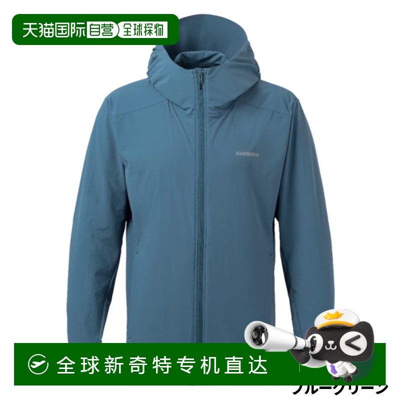 日本直邮Shimano 女装 Tech 连帽衫 WM 蓝绿色 WJ-020W
