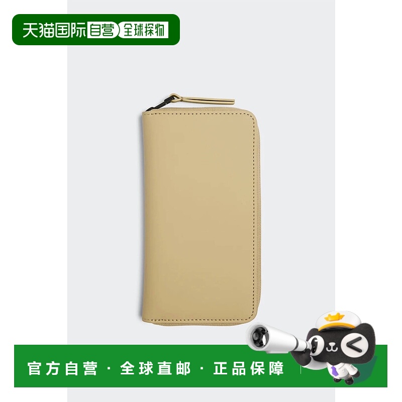 自营rainsWomen's Long Zip Wallet In Sand - sand 美国奥莱直发