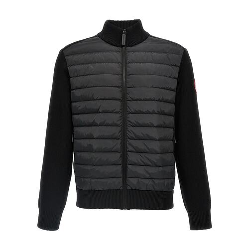 CANADA GOOSE 男士外套 6830M9061 CO 黑色 HyBridge® 针织羽绒服