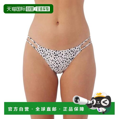自营O'Neill Drea Animal Cardiff bott女士白色黑色弹力泳衣GBO2
