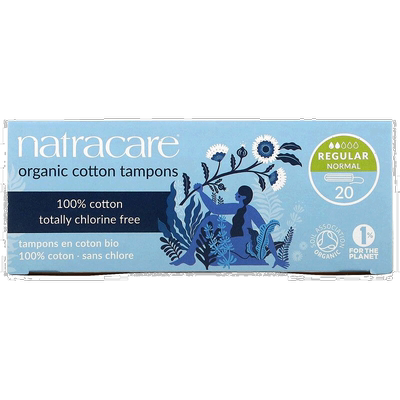 香港直邮Natracare耐卡卫生棉条有机轻薄舒适透气20条正品