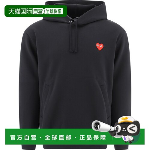 1h可退 香港直邮COMME DES GARÇONS PLAY 男士T恤 P1T1741BLACK