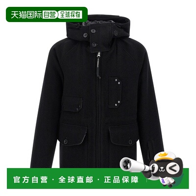 自营c.p. companyHooded Wool Jacket With Integrated Goggles -