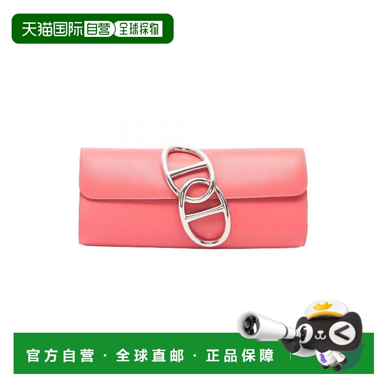日本直邮中古Hermes爱马仕女包A级95新Clutch bag手拿包牛皮手拿