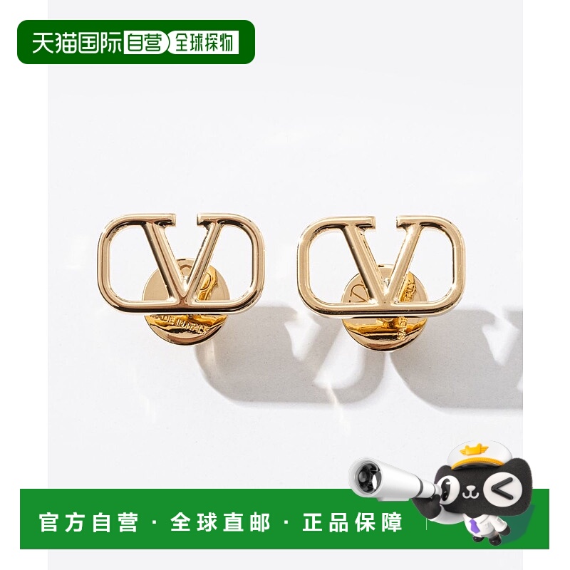 日本直邮VALENTINO 4W2J0G76MET 耳环 VLOGO SIGNATURE 女士配饰