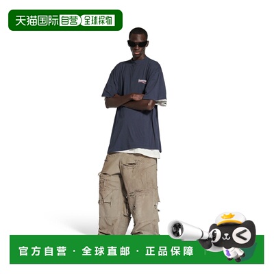 自营欧洲直邮Balenciaga巴黎世家 Political Campaign女士logo短T