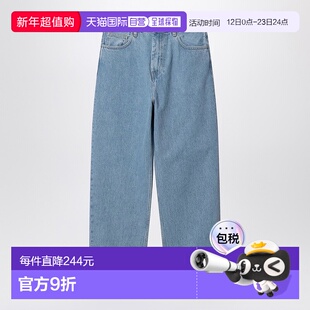 1h可退 潮奢 CARHARTT WIP 女士 Brandon 浅蓝牛仔裤子 I直筒裤