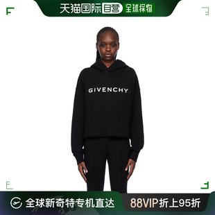 黑色 BWJ03M Cropped 纪梵希 女士 Givenchy 连帽衫 香港直邮潮奢