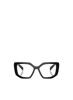 PRADA 女士眼镜 PRA04V1AB1O1 SS2024 黑色 几何框平光镜