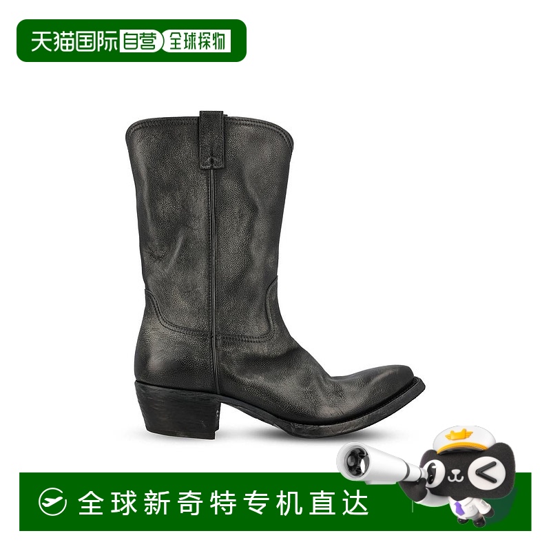 1h可退 香港直邮PRADA 男士靴子 2WE002MJ0F0002AI25 AW2025 黑色