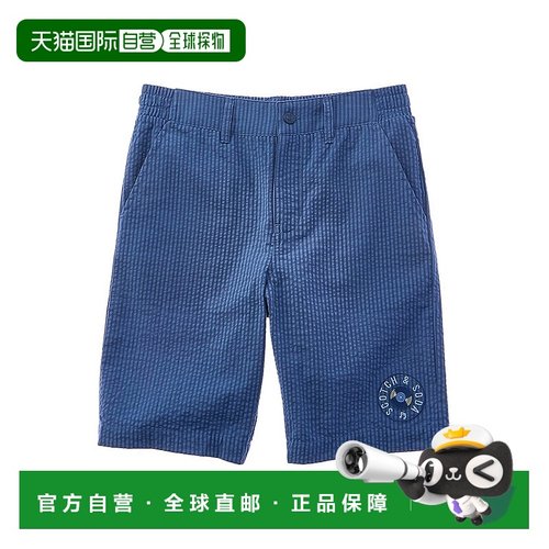 自营 scotch & sodaScotch&Soda Seersucker短裤-蓝色 美国奥莱直