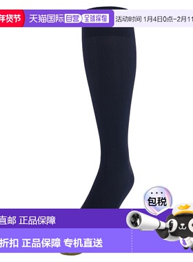 自营 gold toe男士 Metropolitan 保湿 OTC 袜子（3 件装）- 海军