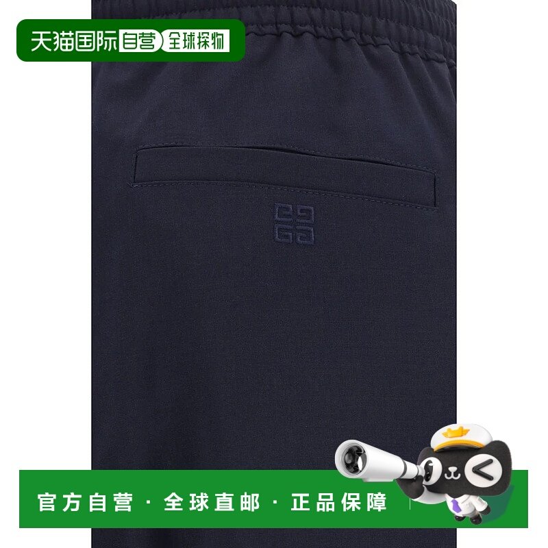 香港直邮GIVENCHY 男士休闲裤 BM51DG14PY403 AW2024 蓝色 Givenc