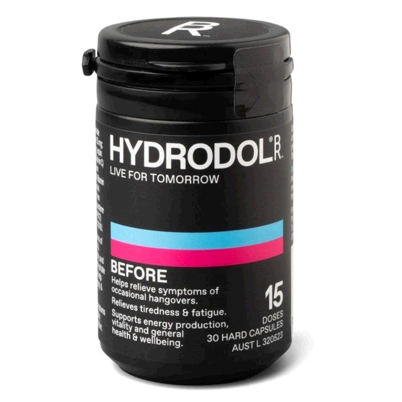 澳大利亚直邮Hydrodol氨基酸解酒片养护胃肝醒酒应酬聚餐30粒/瓶