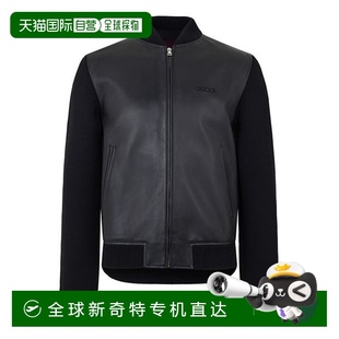 皮革针织夹克 古驰 男士 舒适时尚 香港直邮潮奢 1h可退 Gucci