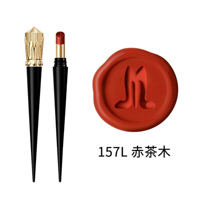 Christian Louboutin路铂廷细高跟唇膏cl口红哑光2g #157L