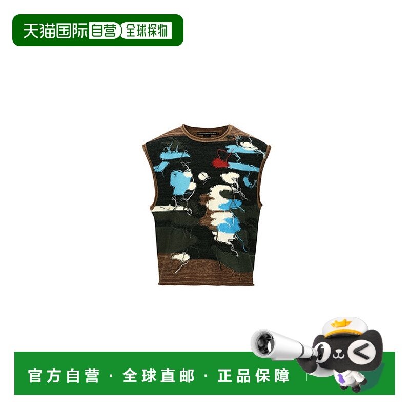 韩国直邮ADSB ANDERSSON BELL 新款设计师潮牌男士印花针织背心30