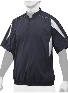 日本直邮MIZUNO 半拉链夹克棒球服装中性男女通用 12JE9V3474